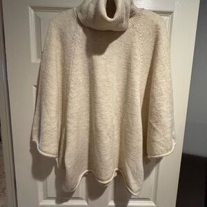 Zara Cream Cowl Neck Sweater